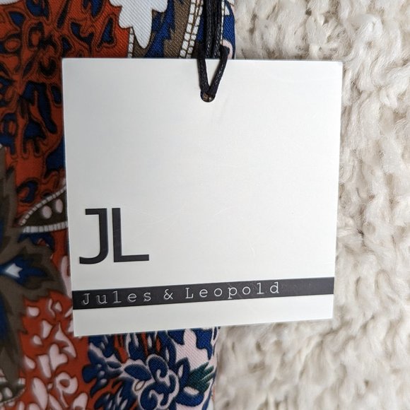 Jules & Leopold* Women's Multicolor High Waist Floral Pull on Skort~‎ Size S/P - Picture 4 of 10